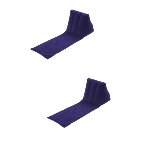 BESPORTBLE 2st Multifunktionale Picknickunterlage Tragbare Sitzmatte Picknickmatten Im Freien wasserdichte Picknickmatte Aufblasbare Isomatte Für Camping Outdoor-sitzmatte Schlafmatte Violett von BESPORTBLE