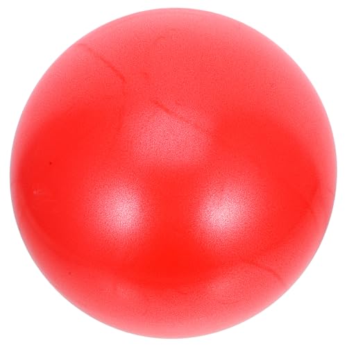 BESPORTBLE 2st Pilates-Gymnastikball Kleiner Gymnastikball Körperlicher Ball Trainingsball Balanceball Dehnungsball Mini-Gymnastikball Fitnessball Kleiner Yogaball Trainingsbälle Rot PVC von BESPORTBLE