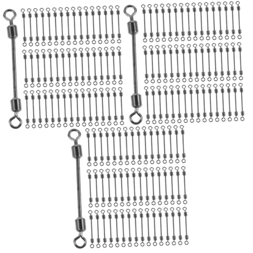 BESPORTBLE 3 Sätze Lockfederstift Angelköderzubehör Angelteil Metallstift Für Angelköder Fischerei Versorgung Teile Für Angelködernadeln Angelrute Angelzubehör Rostfreier Stahl 50 Stück * 3 von BESPORTBLE