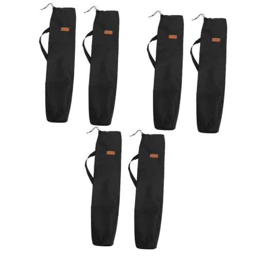 BESPORTBLE 3 Sätze Outdoor-Tasche Stange Dekorative Rutentasche Ausrüstung Zange Transporter Haken Gadgets Faltbar Zusammenklappbar Fliegen Spule Einstellbar Oxford-Stoff Black 2 Stück * 3 von BESPORTBLE