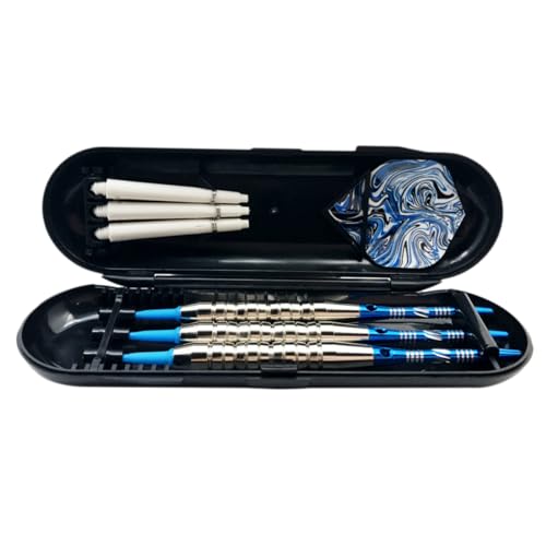 BESPORTBLE 3 Sätze Pin-Typ pro Darts professionelle dartpfeile elektronische+dartscheibe Dartpfeile mit gutem Grip dartscheiben Set Dartpfeile mit Aufbewahrung dartscheibe Set Zubehör Blue von BESPORTBLE