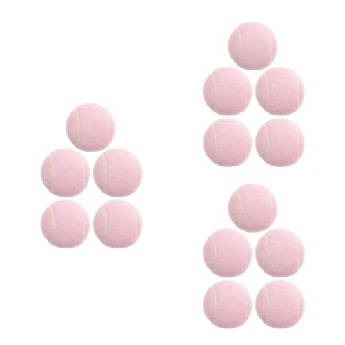 BESPORTBLE 3 Sätze Tennisspielzeug Tennis-trainingsball Elastisches Tennis Tennisball Zum Elastische Trainingsbälle Tennisbälle Für Anfänger Tennis Rosa Gummi 5 Stück * 3 von BESPORTBLE