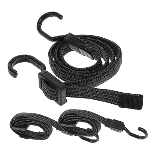 BESPORTBLE 3 Stück Bungee Seile Verstellbare Outdoor Bindegurte Mit Haken Robuste Spanngurte Für Camping Und Transport Ideal Kabelhalter Und Für Kofferraum Bandhalterungen von BESPORTBLE