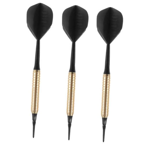 BESPORTBLE 3St Dart-Zubehör Lieferungen Flüge Darts Spiel Darts Dartsportartikel femmansoe The Female geschen die bescherung malecifent high Performance Pin-Typ Dart Dartzubehör Black von BESPORTBLE