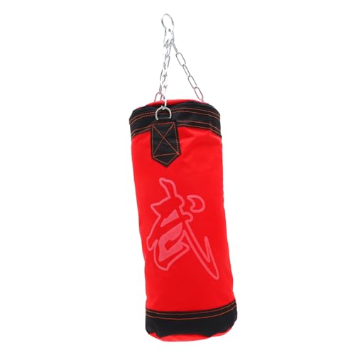 BESPORTBLE 3st Boxen Boxsack Boxsäcke Für Erwachsene Boxsack Mit Ständer Für Erwachsene Fitness-sandsack Leere Schwere Tasche Sandsäcke Für Schwere Beanspruchung Karate-sandsack Rot Segeltuch von BESPORTBLE