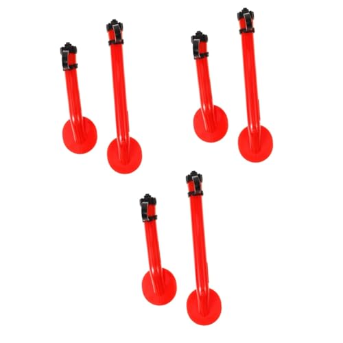 BESPORTBLE 4 Sätze Rettungsring-blasschlauch Elektrische Pumpe Für Schlauchboote Regelventil Aquarium Ballon Schläuche Helium Paddleboards Aufblasbar Luft Adapter Orange Plastik 2 Stück * 4 von BESPORTBLE