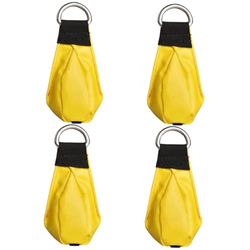 BESPORTBLE 4 Stück Kletter-wurftasche Haken Gewichte Kettlebell-Griff Seiltasche Bausatz Bungee Wasserdicht Reisetasche Wiederverwendbare Einkaufstaschen Faltbar Rostfreier Stahl von BESPORTBLE