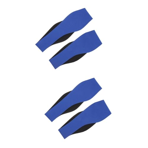 BESPORTBLE 4 Stück Schwimmendes Stirnband Schwimmhaube Stirnband Zum Tauchen Badeohrabdeckung Stirnband Schwimmende Ohrstöpsel Elastische Stirnbänder Wassersport-Stirnband Neopren Blue von BESPORTBLE