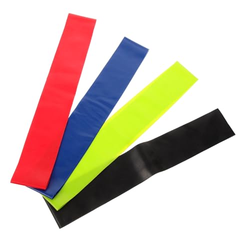 BESPORTBLE 4 Stück elastisches Widerstandsband Stretching-Widerstandsband Übungsschleife Fitness-Widerstandsbänder Widerstandsbänder für Übungsband fitnessband Set fitnessbänder Set von BESPORTBLE