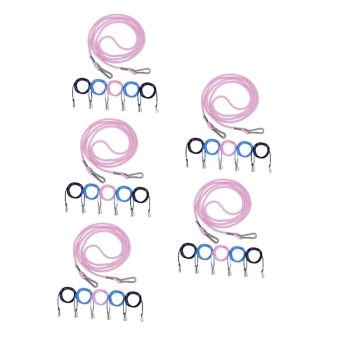 BESPORTBLE 5 Sätze Skihandschuh-Lanyard Clips Für Kinderhandschuhe Handschuhband Handschuhcliphalter Handschuhclips Winterhandschuhe Handschuhe Für Nylon 6 Stück * 5 von BESPORTBLE