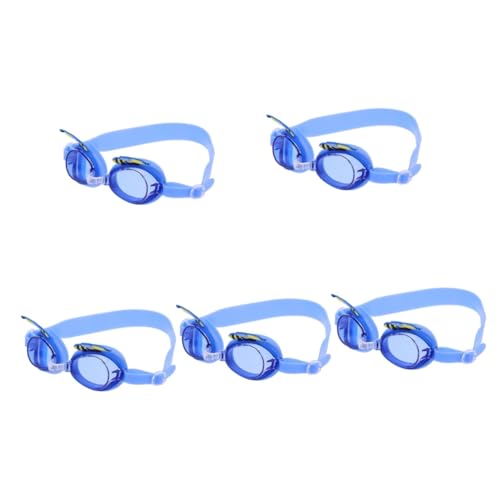 BESPORTBLE 5St Biene Schwimmbrille taucherbrille für kinder taucherbrillen für kinder Schnorchelbrille Junge Brille schwimmen Antibeschlag-Schwimmbrille undichtes Schwimmglas Kieselgel Blue von BESPORTBLE