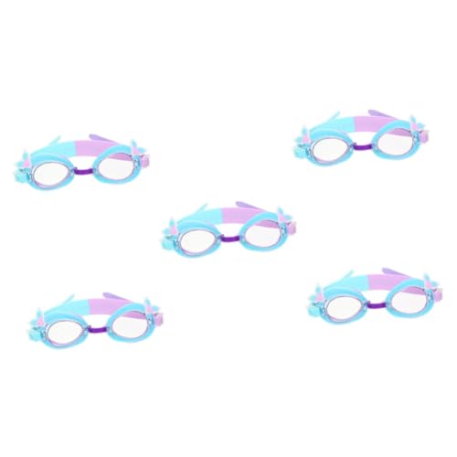 BESPORTBLE 5St Meerjungfrau-Brille Kinderbrille für kinder schwimmen versorgung schöne Schwimmbrille Taucherbrille Kleinkinder Schwimmbrille Kinderbrille 4 jahre alt Cartoon-Brille Kieselgel von BESPORTBLE