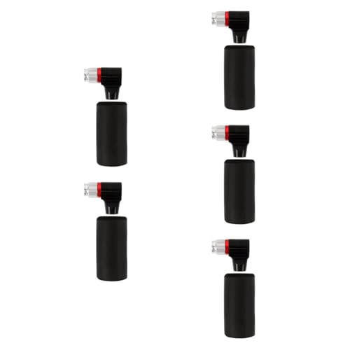 BESPORTBLE 5st Aufblasbarer Fahrradkopf Reifenpumpe Für Elektrofahrräder Mini Elektrische Fahrradpumpe Fahrrad-dämpferpumpe Adapter Für Fahrradreifenpumpe Rennrad Reifenpumpe Black Schwamm von BESPORTBLE