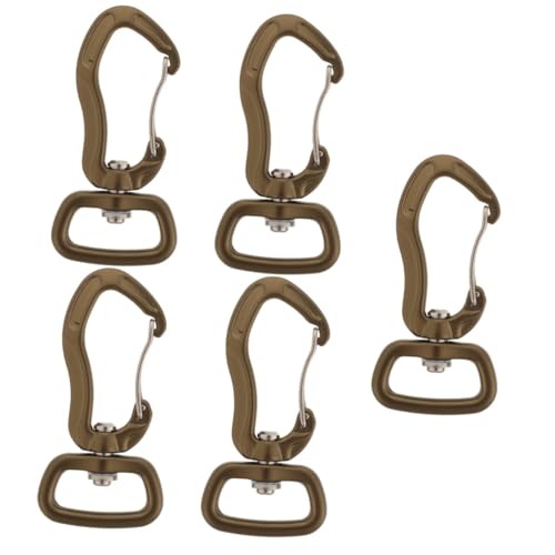 BESPORTBLE 5st Outdoor-hakenkarabiner Hundeleinenverschluss Karabinerverschluss Hardware Für Die Hundeleine Hundeleinen-Clips Karabiner Mit Karabinerhaken Olive Green 7075 Luftfahrtaluminium von BESPORTBLE