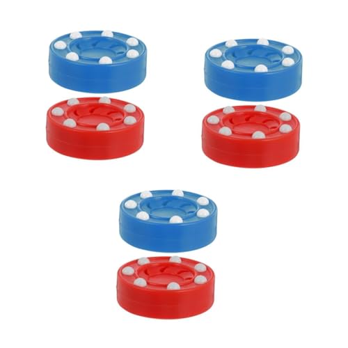 BESPORTBLE 6 Stück Runde Hockey Pinnnadeln Mit Flachem Ball Spezieller Hockey Doppelschicht Kartenhalter Beschichtete Pinnnadeln Reflektierender Gürtel Hosenclips Hockey Für Männer Und von BESPORTBLE