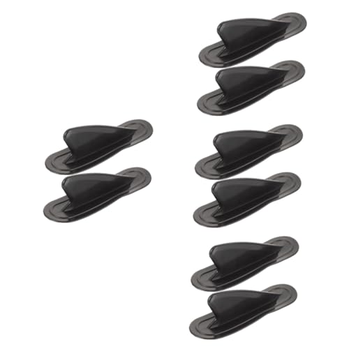 BESPORTBLE 8 STK Surfbrett Paddelbrett Surfbrettschwanz Surfbrett-Balance-ausrüstung Surfbrettflosse Elektrisches Surfbrett Wasserteiler Für Surfbretter Paddelwechsel Umweltschutz-PVC Black von BESPORTBLE