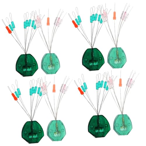 BESPORTBLE 80 STK Angelbojenstecker kleine Angelschwimmer Angelschnüre Bobber Angelstopper Fishing Tackle Fishing Accessories angelschnur Schwimmersenker stoppt Angelbopper Kieselgel von BESPORTBLE