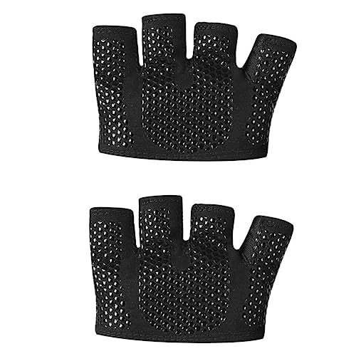 BESPORTBLE Atmungsaktive Halbfingerhandschuhe Für Sport Und Fitness rutschfeste Fingerlose Gymnastikhandschuhe Mit Optimalem Grip Ideal Für Herren Und Damen Beim Laufen Und Training von BESPORTBLE