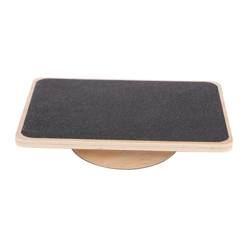 BESPORTBLE Balancierbrett aus Holz fitness balance board balance-board Stamina Balance Board Werbetafel doppelseitiges Tafelschild rutschfeste Standplatte Ausgleichs-Traningsgerät Hölzern von BESPORTBLE