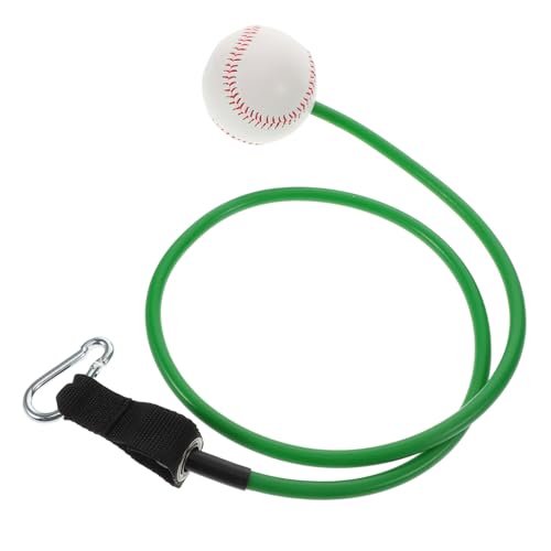 BESPORTBLE Baseball-trainingsseil Fitness Elastisches Seil Spannseil Aus Latex Baseball-trainingsbänder Baseball-Pitching-Bands Elastische Widerstandsbänder Green Emulsion von BESPORTBLE