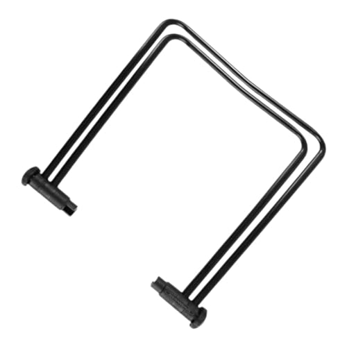 BESPORTBLE Fahrradständer Fahrradträger Garagenregal Sitz Aufhänger Biker fahrradanlehnbügel Bike Holder bikestand fahradhalterungen Bike Carrier Parkregal klappbarer Parkständer Metall Black von BESPORTBLE