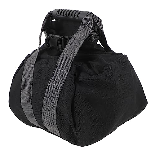 BESPORTBLE Fitness-Gewichtheber-sandsack Sandsäcke Für Fitness Sandsack-Fitness Hochziehen Gewichthebergurte Dip-gürtel Gewichtsgürtel Gewichthebergürtel Gewichtssack Heben Black Segeltuch von BESPORTBLE