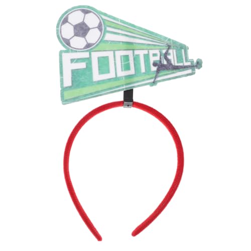 BESPORTBLE Fußball-Fan-Stirnband Stirnband Für Die Party Stirnband Für Fans Kopfbedeckung Mit Fußballmotiv Wettbewerbszubehör Haarband Für Fußballspiel Party-Kopfschmuck Haarreifen Vlies von BESPORTBLE