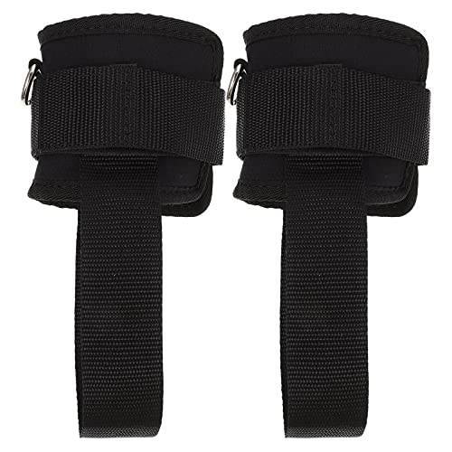 BESPORTBLE Fußfesseln Fitness Accessories Ankle Straps Gepolsterte Workout Ankle Protector für Kabel Fu?fesseln Verstellbare Riemchen Kickbacks übung Schwarz Fu Kabel Fußschlaufen Kabelzug von BESPORTBLE