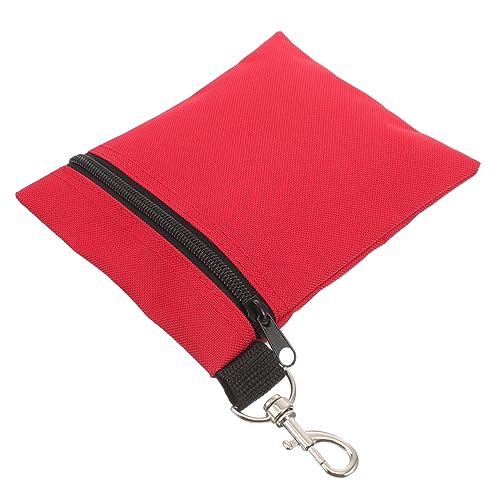 BESPORTBLE Golftaschen-ballhülle Aus Nylon Golftaschenständer Tasche Mit Kordelzug Golfball-vitrine Golfschläger-Organizer Für Tasche Halter Für Golfbälle Golf Eimer Golfballreiniger Rot von BESPORTBLE