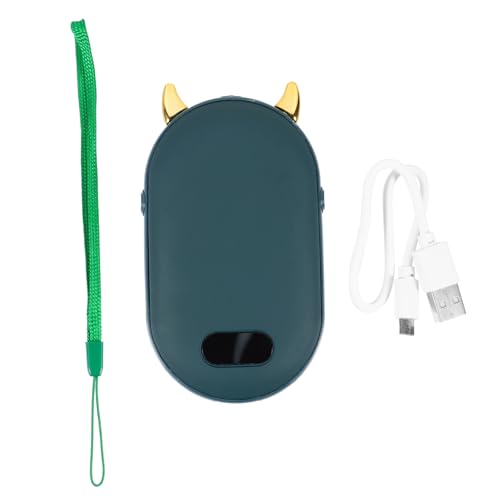 BESPORTBLE Handwärmer Powerbank Wiederverwendbare Powerbank Ladegeräte Für Telefone Praktischer Ladeschatz Taschenhandwärmer Heizung Wärmer Tragbarer Ladeschatz USB-powerbank Green Abs von BESPORTBLE