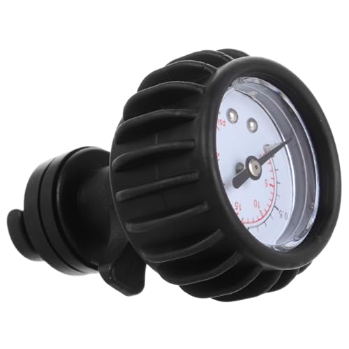 BESPORTBLE Kajakbarometer Druckmesser Surfbrett Drucktester schlauchboot aufblasbares Boot Wassersportgeräte Zubehör Manometer für Surfbretter Werkzeug zur Luftdruckmessung PVC Black von BESPORTBLE