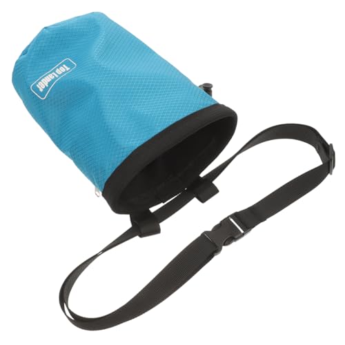 BESPORTBLE Kletternder Magnesiumpulverbeutel Anti-Clip-puderbeutel Chalkbag-Eimer Pulverbeutel Für Boulderkreide Aufbewahrungstasche Für Kletterkreide Wandertasche Blue 600d Oxford-Material von BESPORTBLE