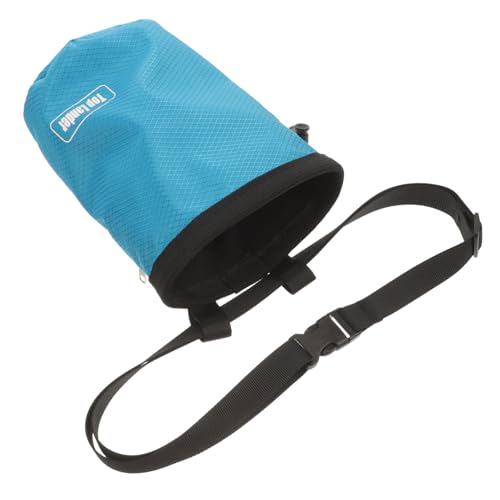 BESPORTBLE Kletternder Magnesiumpulverbeutel Gürtel Fitnessstudio Handytasche Kletterbeutel Trockene Tasche Kreidebeutel Für Das Training Zubehör Miserabel Kippen 600d Oxford-Material Blue von BESPORTBLE