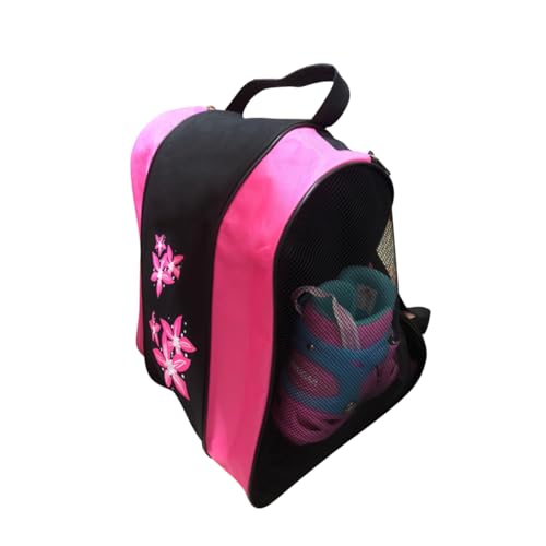 BESPORTBLE Langlebige Rollschuh Tasche Für Innen Und Außen Robuste Tragetasche Für Rollschuhe Und Skateboard Stylische Und Praktische Sporttasche Rosa Ideal Für Und Erwachsene von BESPORTBLE