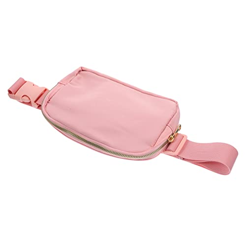 BESPORTBLE Laufende Gürteltasche Für Damen Verstellbare Hüfttasche Pink Für Sport Und Freizeit Stylische Handytasche Für Telefonaufbewahrung Und Outdoor Aktivitäten von BESPORTBLE