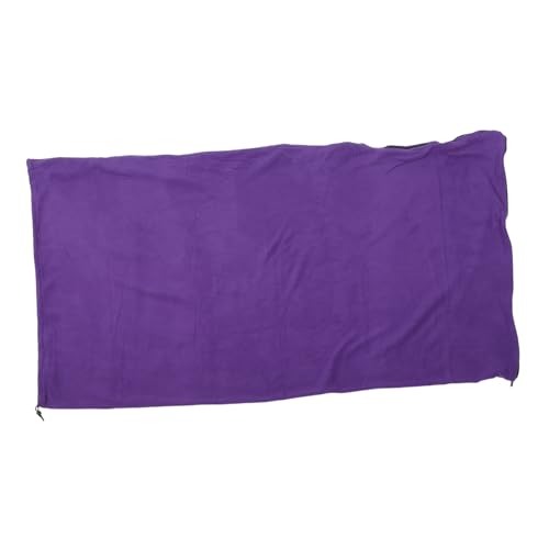 BESPORTBLE Mittagspausendecke Wanderdecke Waschbare Isomatte Reiseschlafdecke Outdoor-teppiche Camping-schlafsäcke Faltbar Zelt Campingmatte Picknick-schlafdecke Plüsch Tragbar Vlies Violett von BESPORTBLE