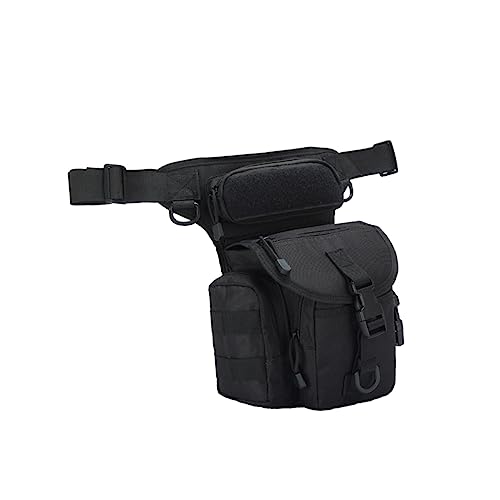 BESPORTBLE Multifunktionale Beintasche Für Herren Schwarz Größe M Tragbare Hüfttasche Für Outdoor Aktivitäten Sport Und Fahrradtasche Ideal Für Wandern Fitness Und Reisen von BESPORTBLE