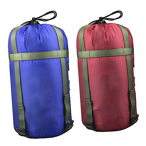 BESPORTBLE Packsack Für Schlafsäcke Und Tragbare Steppdecken Komprimierbar Und Ideal Für Camping Wandern Und Rucksackreisen Weinrot Leicht Und Platzsparend Perfekte Aufbewahrungslösung von BESPORTBLE