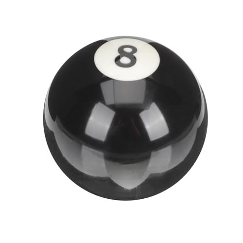 BESPORTBLE Professionelle Billard Queuekugel Aus Resin Hochwertige Trainingskugel Für Billardtisch Große Schwarze 8 Ball Kugel Für Pool Billiard Ideal Für Erwachsene Und von BESPORTBLE