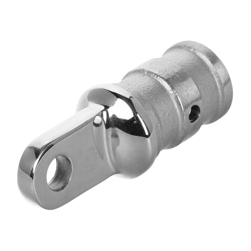 BESPORTBLE Rohrstopfen aus Edelstahl Bimini-Top-Beschläge Hardware für Bootsdecks Markisen-Hardware Bimini-Top-Hardware Marine-Hardware Hardware für Segelboote Rostfreier Stahl Silver von BESPORTBLE