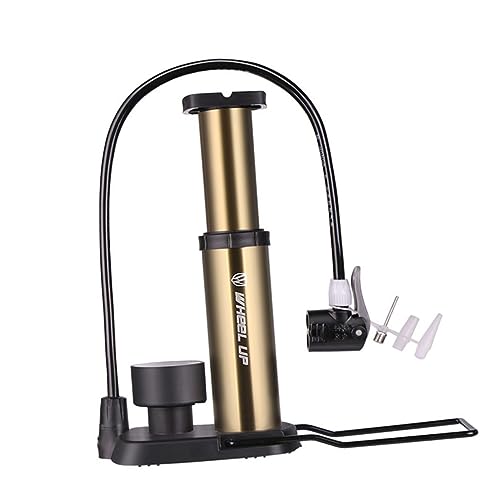 BESPORTBLE Standpumpen Inflator fahrradpump luftmatratzenpumpen Pumpenzubehör Luftbettpumpe Fahrrad Standpumpe Minipumpe für Schlauchboote Reifen Standpumpe aktivierte Standpumpe Golden von BESPORTBLE