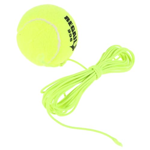 BESPORTBLE Tennistrainer Tennis-Trainingsball Tennistraining TennisübungenfürAnfänger Tennisschnur Tennisballtrainer Tennis-Trainingsbasis Tennisball trainieren Tennis Ball Wolle Yellow von BESPORTBLE