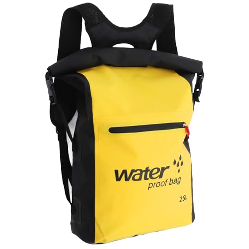 BESPORTBLE Wasserdichter 25L Outdoor Rucksack Für Wassersport PVC Dry Bag Ideal Für Strand Schwimmen Und Outdoor Aktivitäten Strapazierfähige Aufbewahrungstasche Für Abenteuer von BESPORTBLE