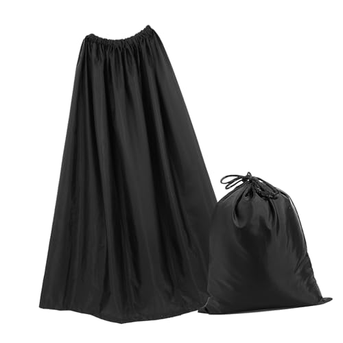 BESPORTBLE Werkzeug zum Wechseln der Kleidung Duschtoga Lagertoilette Sichtschutzzelt Auto Cabana Umkleidezelt Kleiderwechsel Outdoor Vorhang Reisen Umkleidekabine Umkleideraum Satin Black von BESPORTBLE