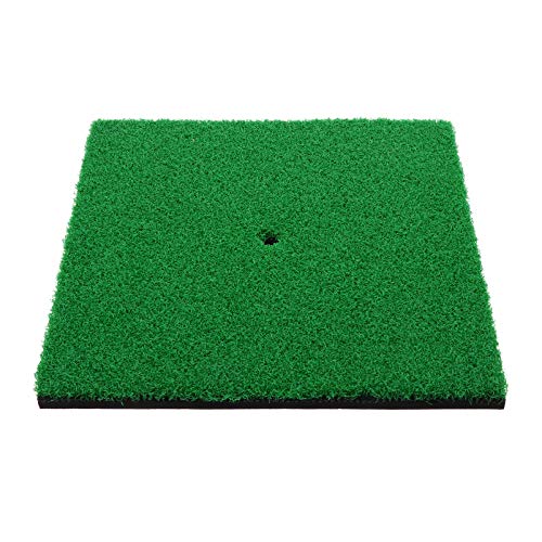 BESPORTBLE Golfpad Golfzuggras Schlagen Putting Green Golftrainer Übungsmatte Schlagpolster Golfübungs-rasenmatte Golfschläger Für Zuhause Indoor-Golf-übungsrasen Quadrat Zubehör Nylongras von BESPORTBLE