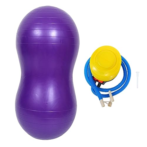 BESPORTBLE Yoga-Ball Trainingsball für Stabilitätsball Balance-Übungsball Gleichgewichtstrainer Yoga-Rollerball Fitnessball Balance-Ball PVC Violett von BESPORTBLE