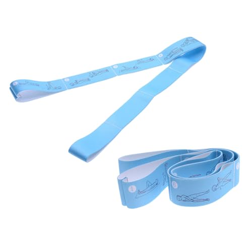 BESPORTBLE Yoga-Stretchgürtel fitnessband fitnessbänder Exercise Bands Fitness Gurt Resistance-Band Stretching Band fitnessgürtel Body Shaping Band stretchband Spannband Gurt verlängern Blue von BESPORTBLE