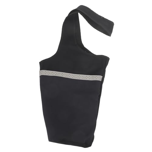 BESPORTBLE Yogamatten-Tragetasche Schultertasche Sporttasche Yoga Yoga-zubehör Yoga Aufbewahrungstasche Yoga Yoga-Kissentasche Yogataschen und -tragetaschen Segeltuch Black von BESPORTBLE