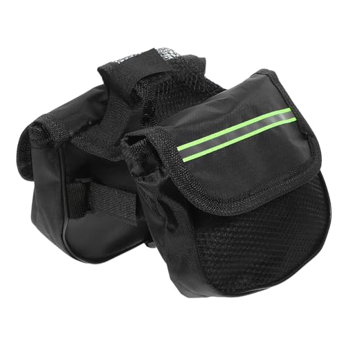 BESPORTBLE lenkertasche reflektorstreifen fahrad Tasche Bike Bags radlenker Tasche Bike Gadgets fahrradgepäcktasche Fahrradtasche Fahrrad Lenkertasche durchsichtige Handytasche Black von BESPORTBLE