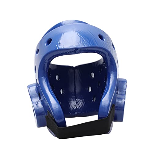 BESPORTBLE sparren Kopfbedeckungen Taekwondo Kopfschutz XS Boxhelm Kopfbedeckung Boxen Männer Gehörschutz Kickboxen Kinderhelm zum Boxen Stoßdämpfender Taekwondo-Helm Blue von BESPORTBLE